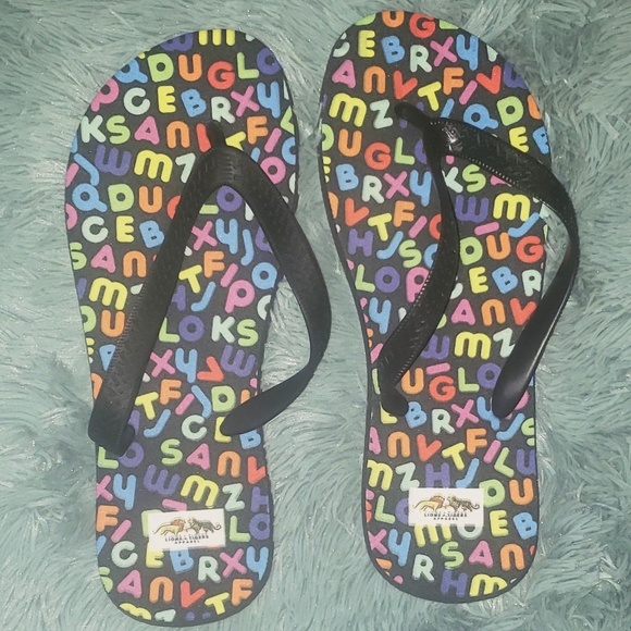 Alphabet Soup Colorful Sandals - Picture 2 of 4